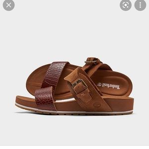 New! Timberland Women's Malibu Waves Double-Band Slide Sandals, size 7